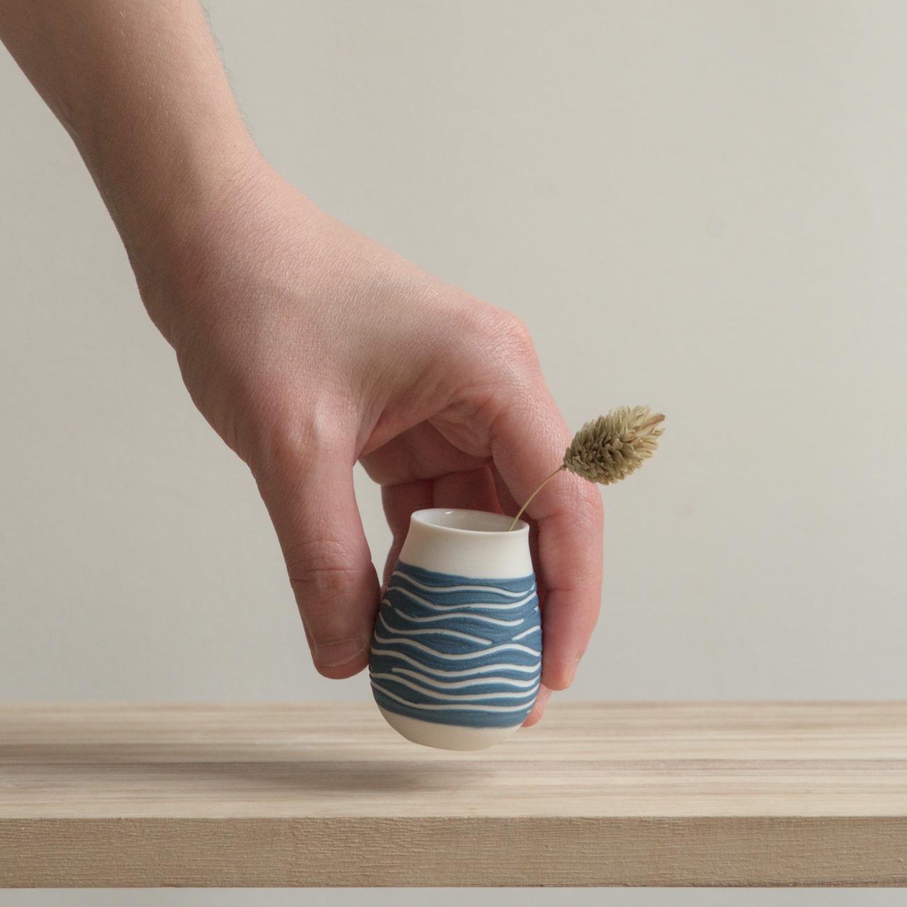 Minature - Blue Pattern