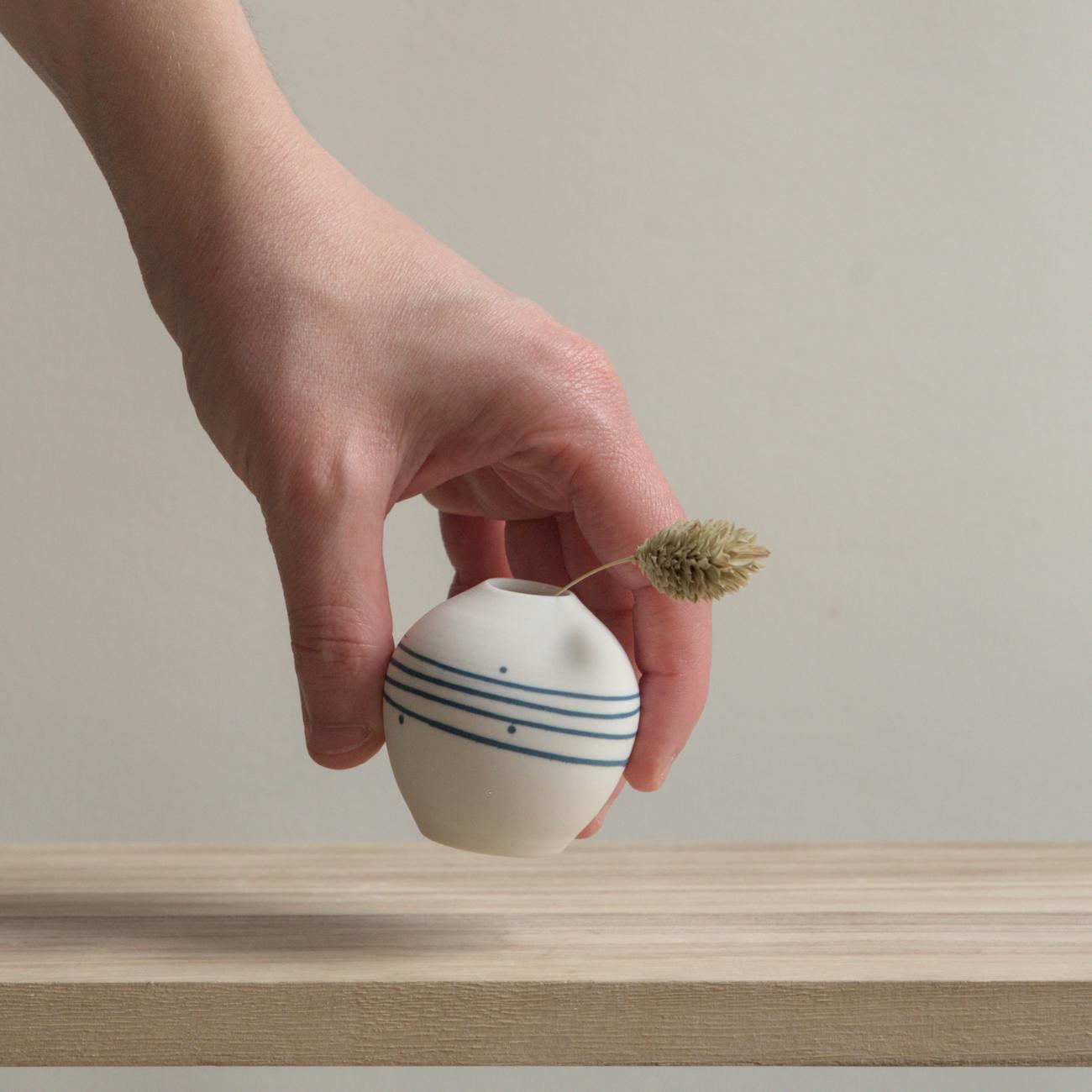 Minature - Blue Pattern