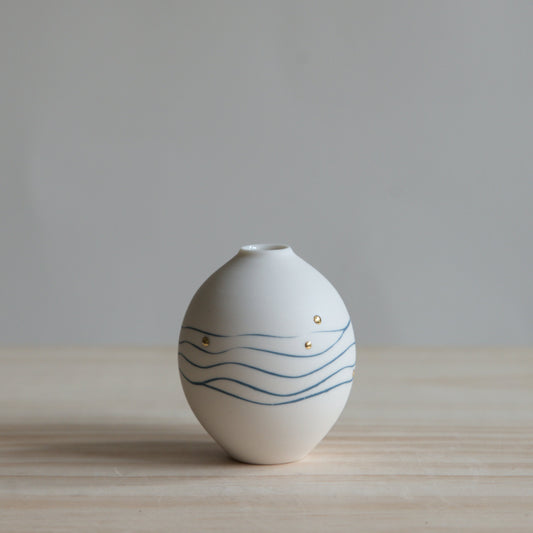 Patterned Minature - Gold Drops