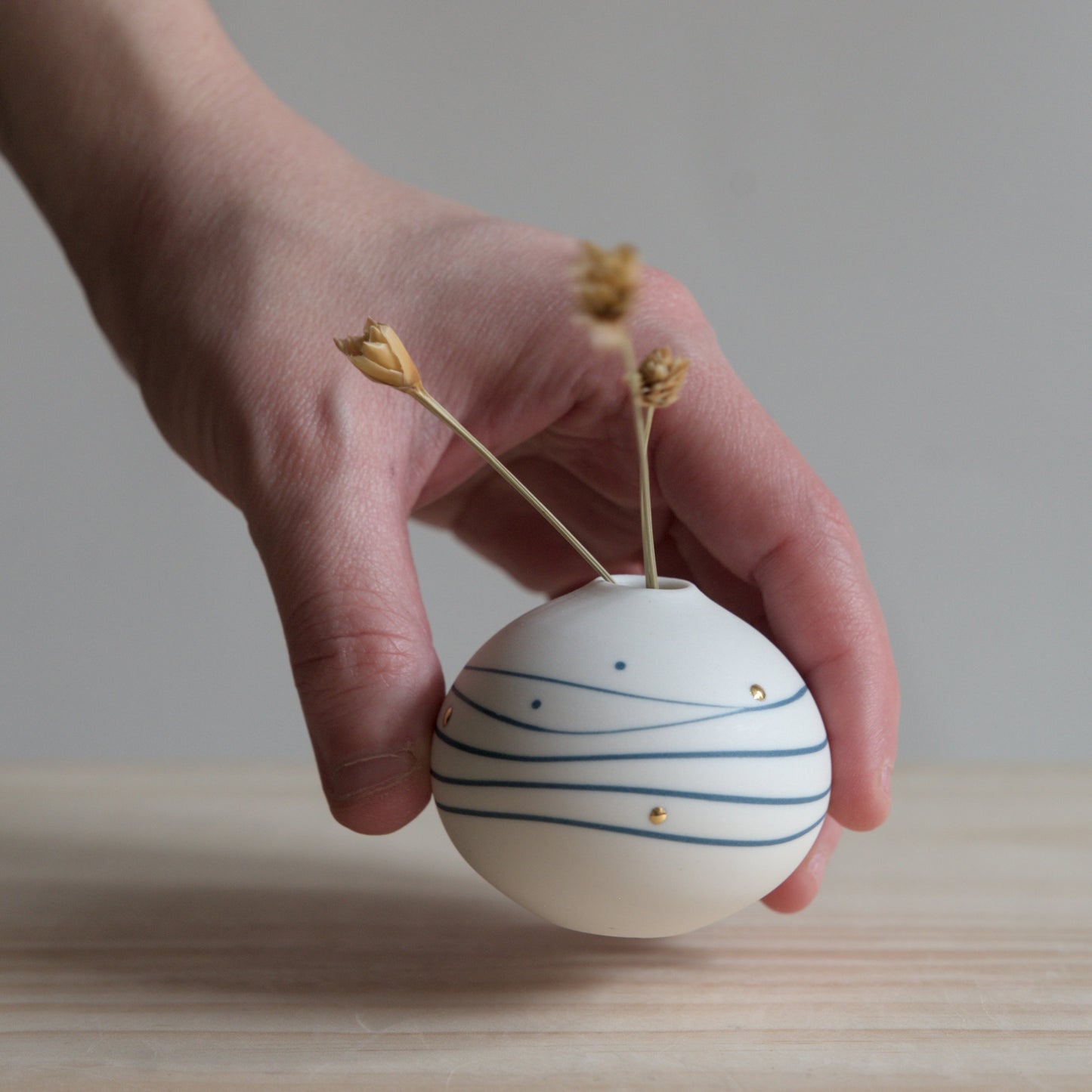 Patterned Minature - Gold Drops