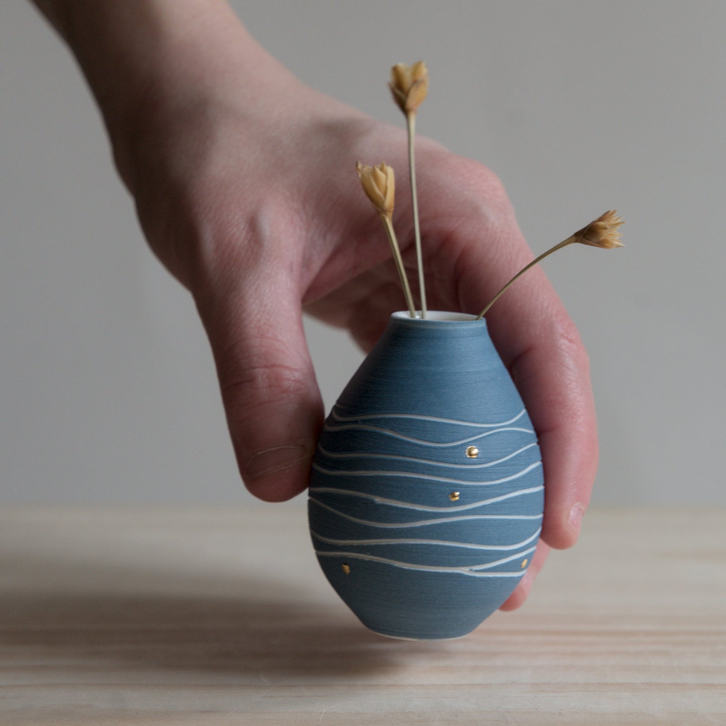 Patterned Minature - Gold Drops