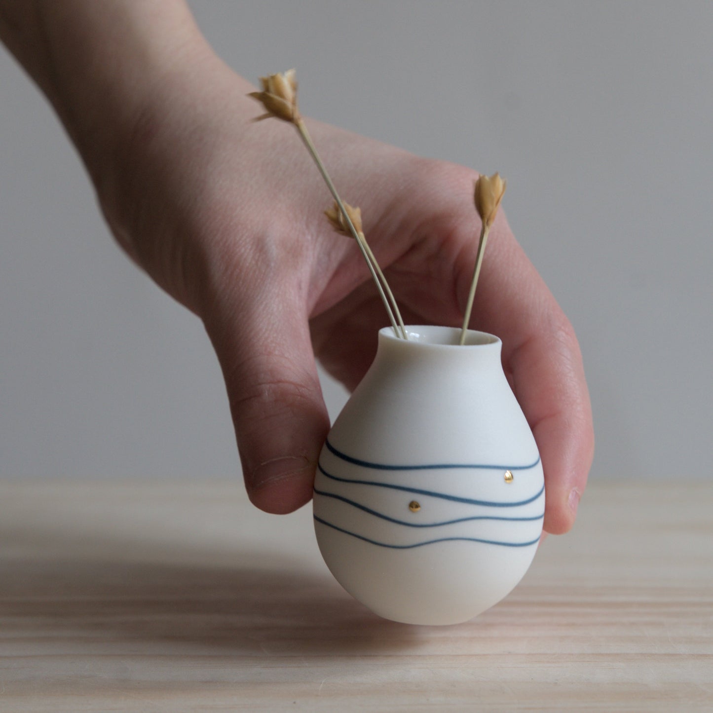 Patterned Minature - Gold Drops