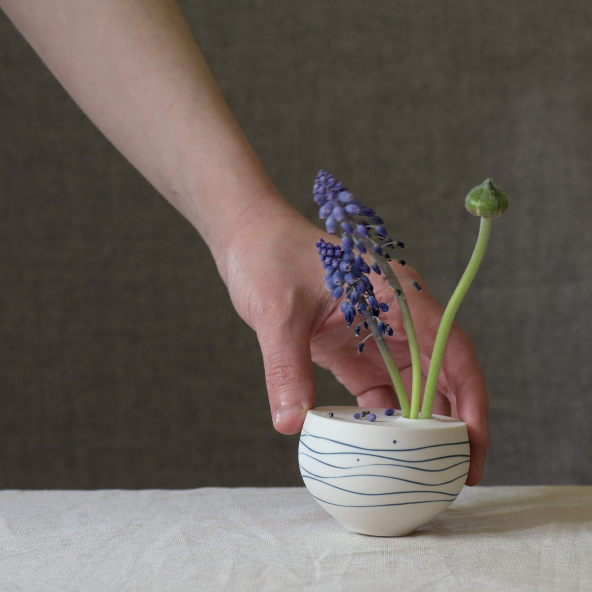 Ripple Bud Vase